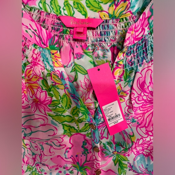 NWT Lilly Pulitzer Elsa Top - Paradise Found - Medium - Picture 4 of 4